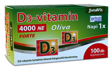 JutaVit D3-vitamín Olíva Forte 4000 NE mäkké kapsuly 46 g - 85659