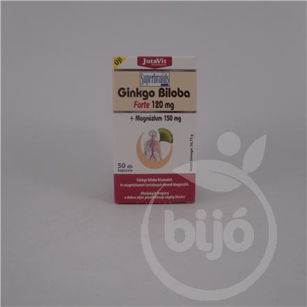 JutaVit Ginkgo Biloba Forte 120 mg + 150 mg horčíka 50 tabliet - 48667