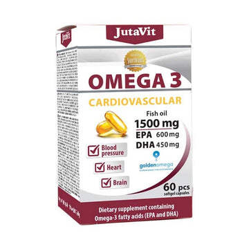 JutaVit Omega 3 Cardiovascular kapsuly 60 ks - 87995