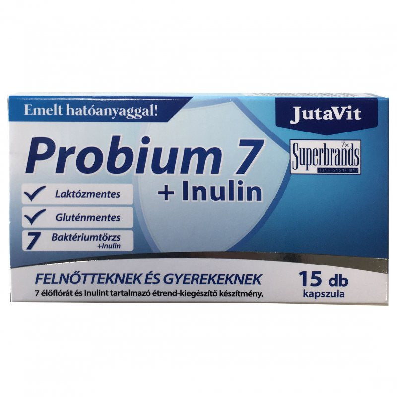 JUTAVIT Probiotické Kapsuly s Inulínom 15 ks - 87129