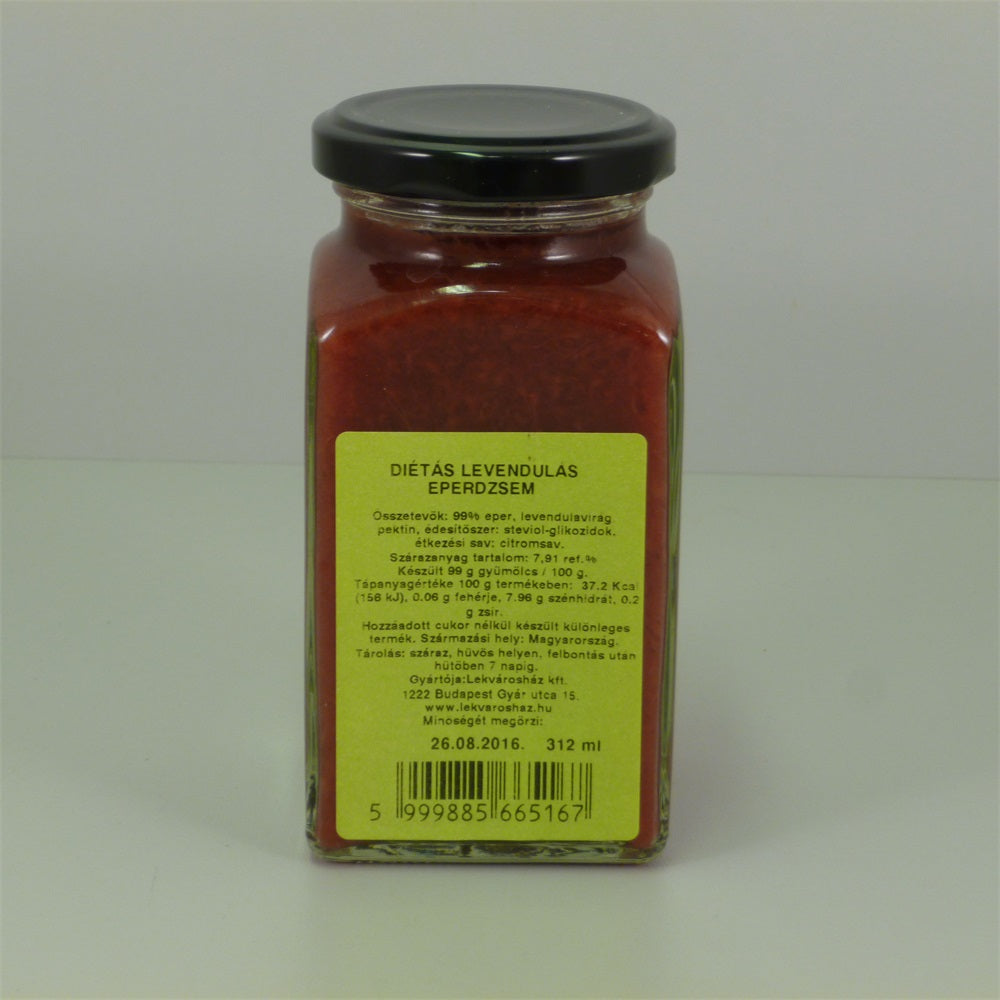 Kaldeneker levanduľovo-jahodový džem sladený stéviou bez pridaného cukru 312 ml - 39955