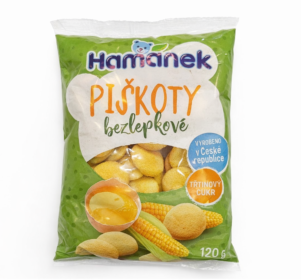 Kávoviny Bezlepkové piškoty 120 g - 38172