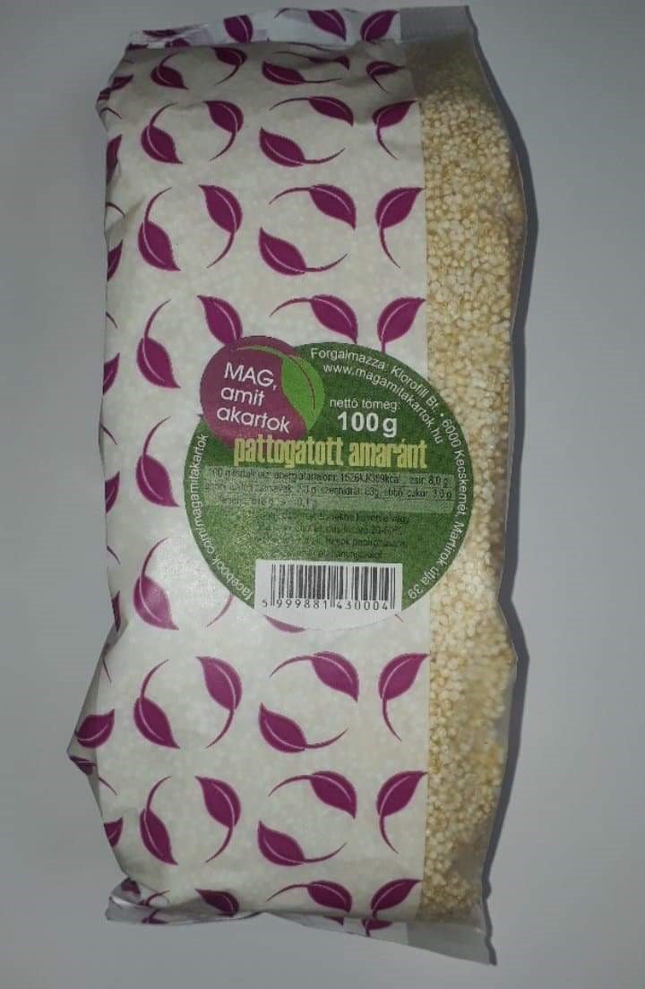 Klorofill Amarantové pufované semienka 100 g - 21095