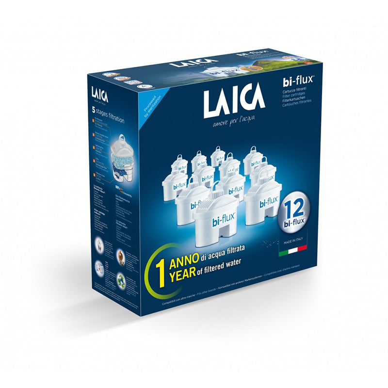 Laica bi-fluxové filtračné vložky 12 kusov