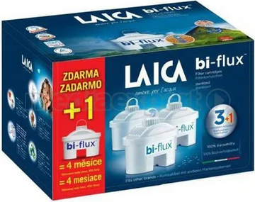 Laica bi-fluxový vodný filtračný vložok univerzálny 3+1db 4 db