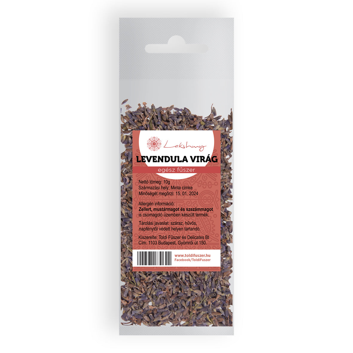 Lakhsmy celé levanduľové kvety 10 g - 15587