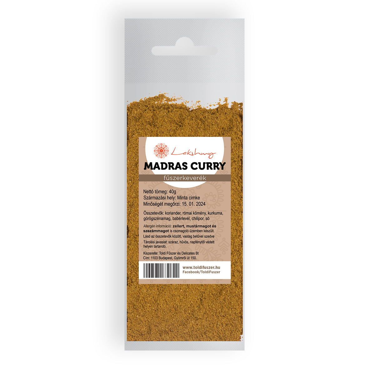 Lakshmy Madras Curry Korenie 40 g - 34620