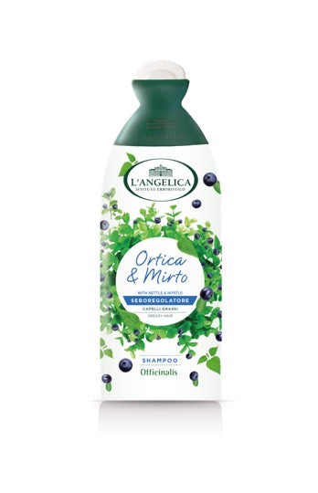 L'Angelica Šampón na mastné vlasy s výťažkami z žihľavy a myrty 250 ml - 43643