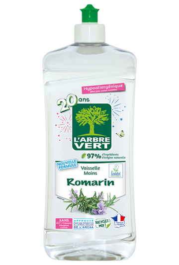 Larbre Vert umývací prostriedok na riad s rozmarínom 750 ml