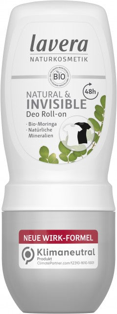 Lavera bio guľkový dezodorant natural invisible 50 ml