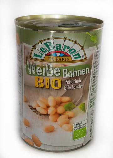 Le Baron bio biela fazuľa 400 g