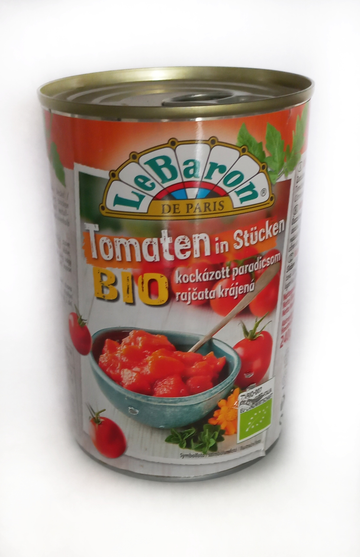 Le Baron bio krájané paradajky 400 g