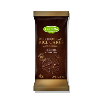 Lestello Bio bezlepkové ryžové oblátky v dezertnej čokoláde 72 g - 93764