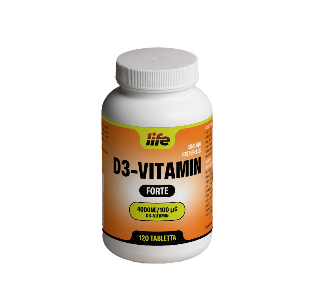 Life d3 vitamín 4000ne 120 filmových tabliet