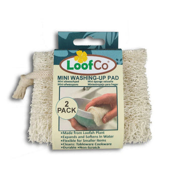 Loofco luffa mini špongie na umývanie 2 kusy