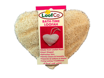 Loofco biologická sprchová a kúpeľová špongia v tvare srdca 1 ks - 55869