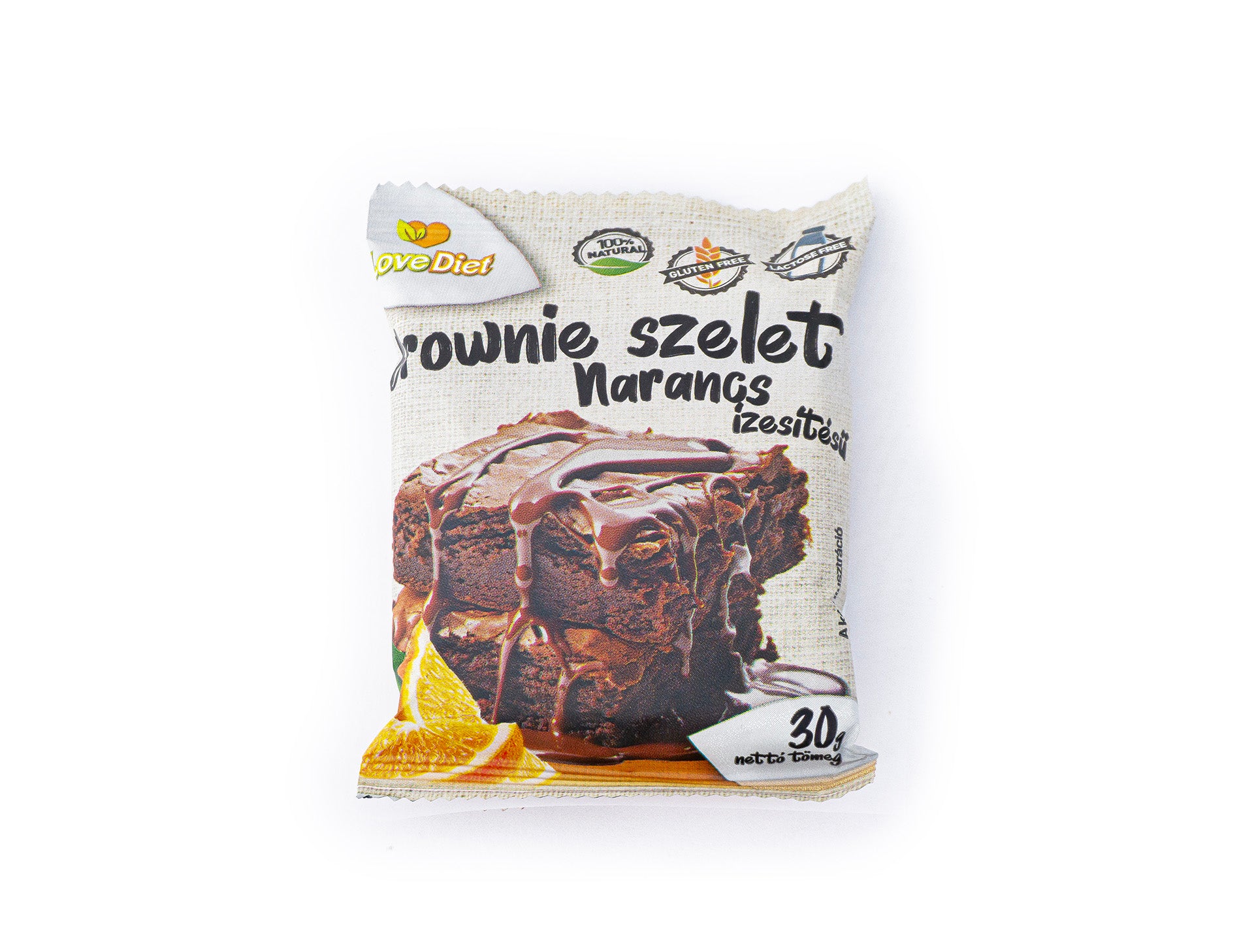 Love Diet oranžová brownie 30 g