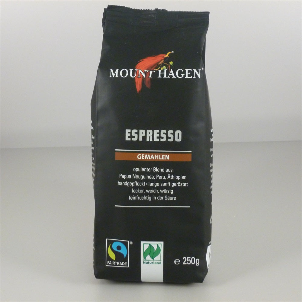 Mount Hagen Mletá Espresso Káva 250 g - 35870