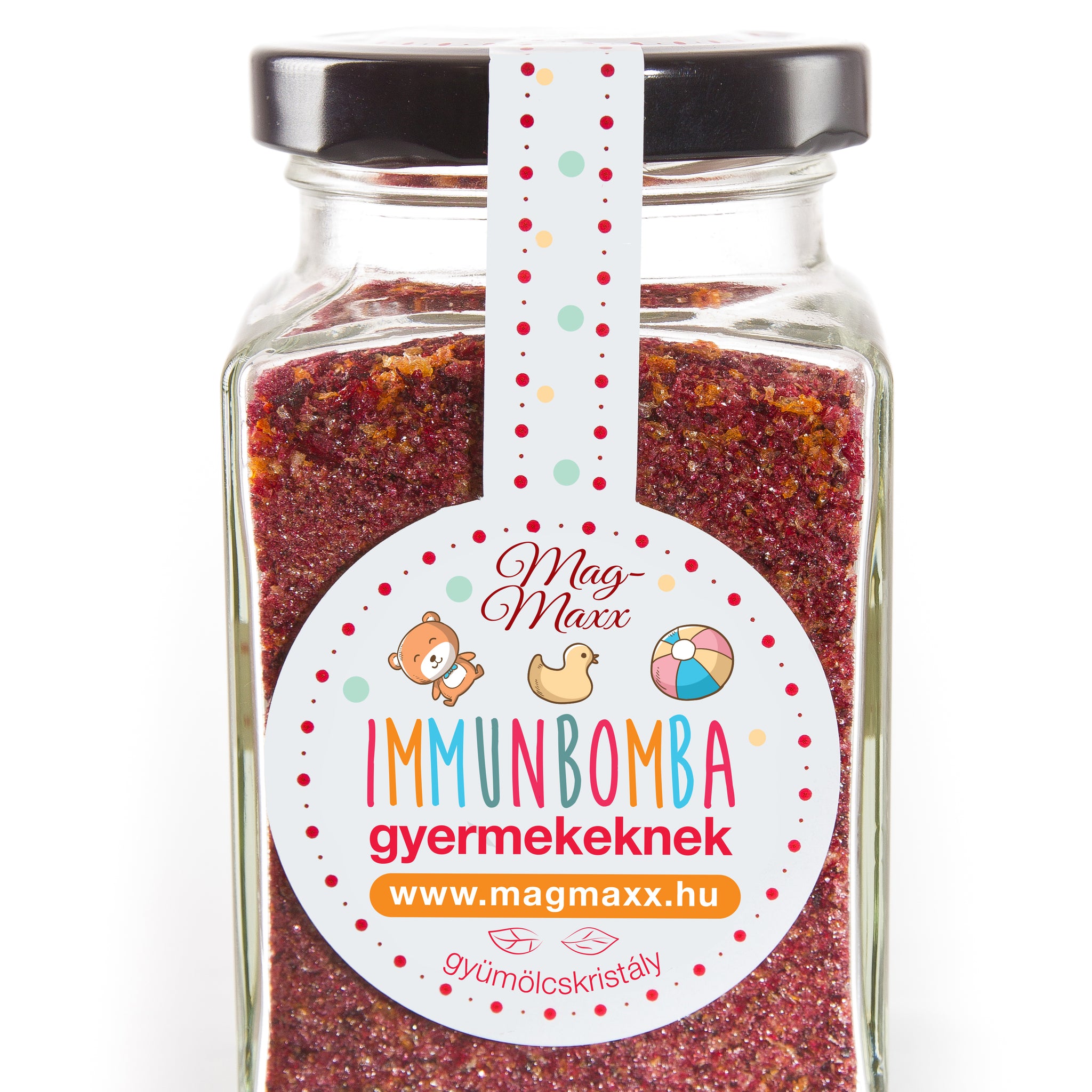 Mag-Maxx Ovocné kryštály na imunitu pre deti 90 g - 86206