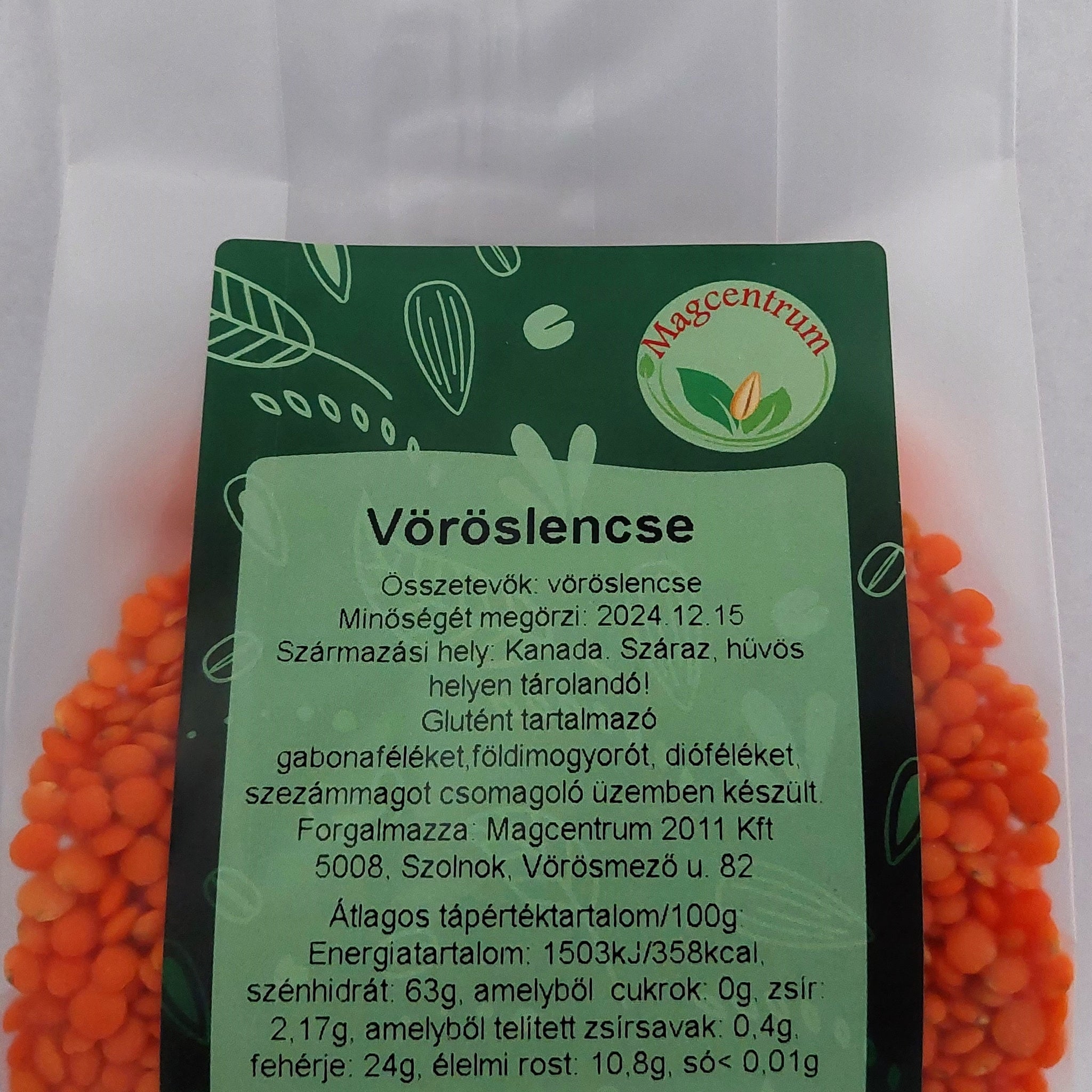 Červená lentička magcentrum celých 250 g