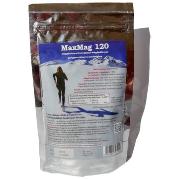 Maxmag 120 Magnéziumcitrát doplnkový doplnkový nápojový prášok 120 g