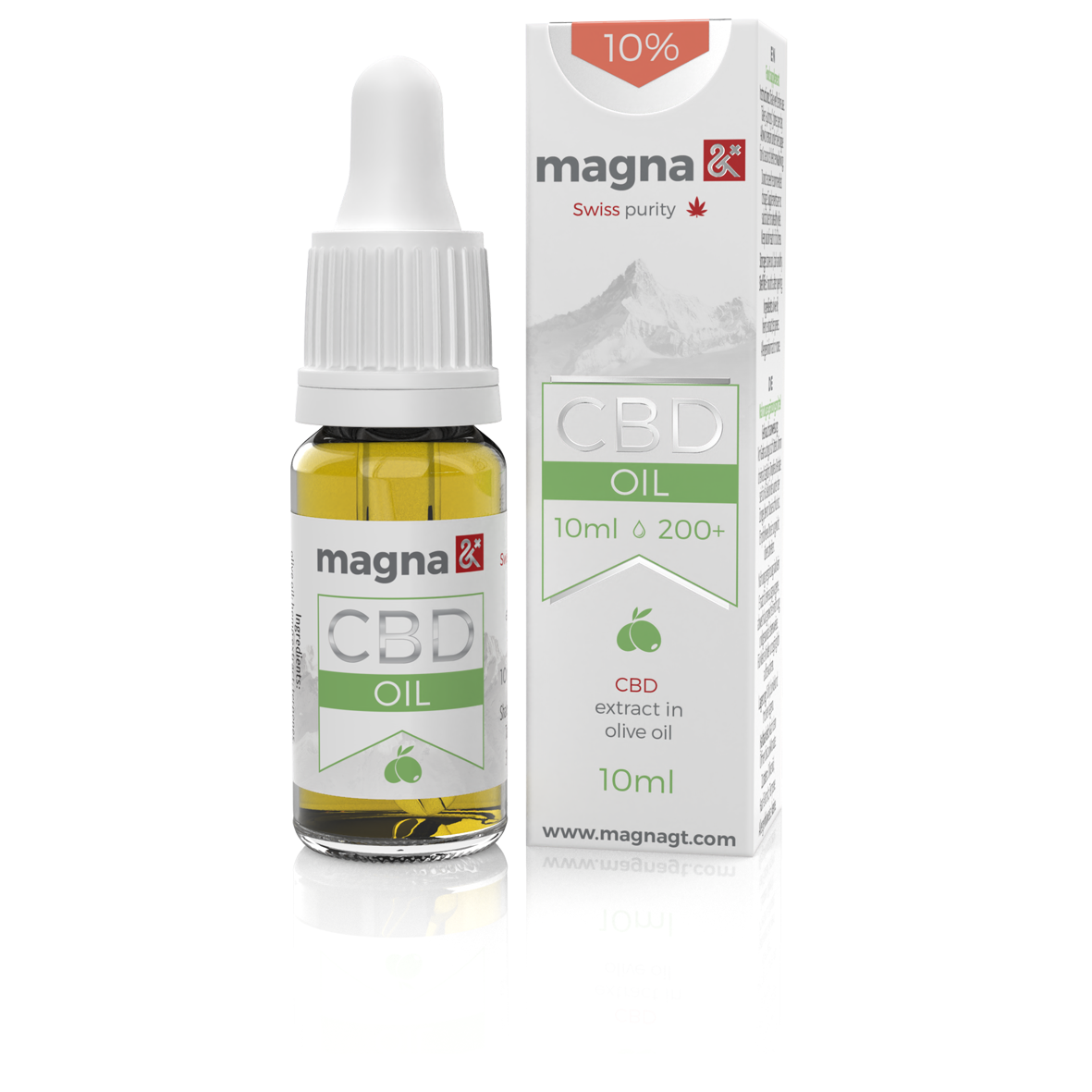 Magna CBD olej s olivovou príchuťou 10 ml - 84282