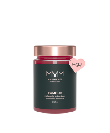 Magyar Méz Manufaktúra Lamour Krémový Med s Malinami 250 g - 86435