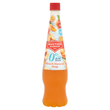 Mautner Markhof Ovocný sirup s broskyňou a marakujou 0,7 l, bez pridaného cukru - 97090