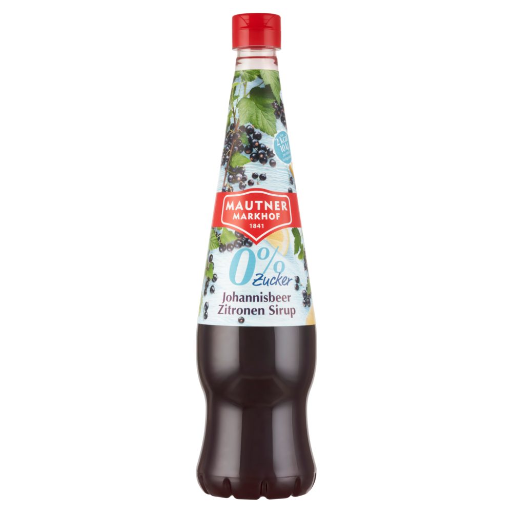 Mautner Markhof Sirup s čiernymi ríbezľami a citrónom bez pridaného cukru 700 ml - 97091