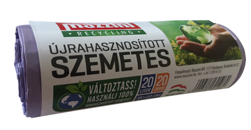 Mazziniho recyklovaný odpadový vrecko 20L 20 kusov