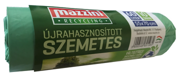 Mazziniho recyklovaný odpadový vrecko 60L 10 kusov