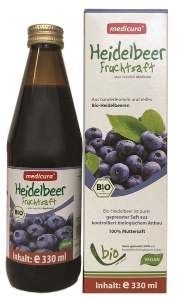 Medicura bio jahodová šťava 100% 330 ml 97964