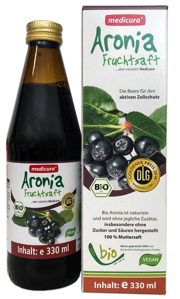 Medicura bio šťava z arónie 100% 330 ml 97959