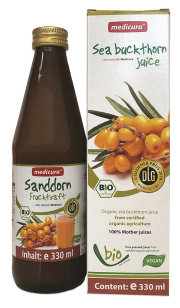 Medicura bio rakytníková šťava 100% 330 ml 97962