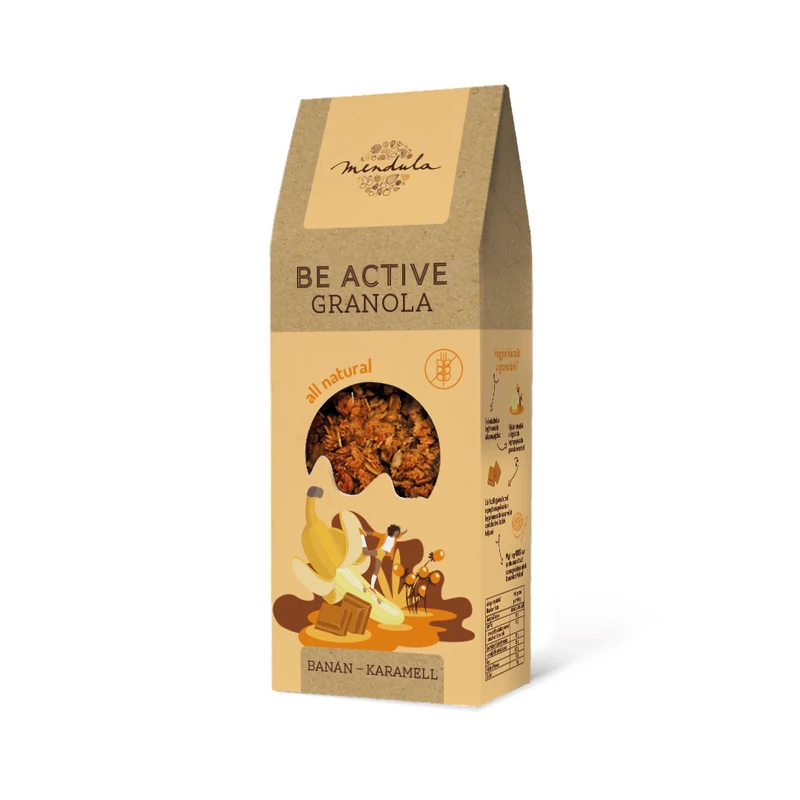 Granola s banánovou karamelou s mandulou 300 g