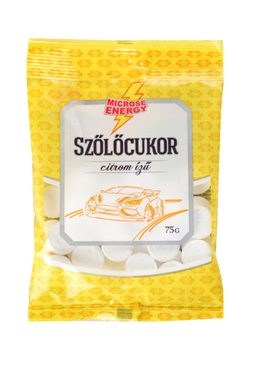 Microse citrónové hroznové cukrové tablety 75 g - 92847