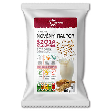 Mildrink sójový nápoj v prášku s vápnikom 400 g - 91336