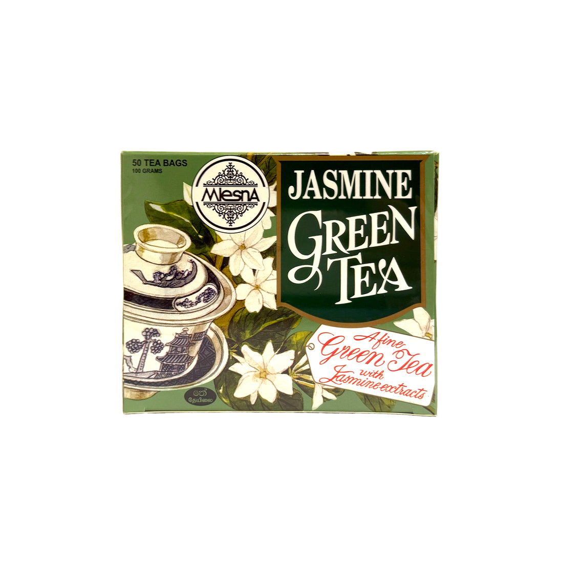 Mlesna Jazmínový Zelený Čaj 100 g (50 x 2 g) - 24644