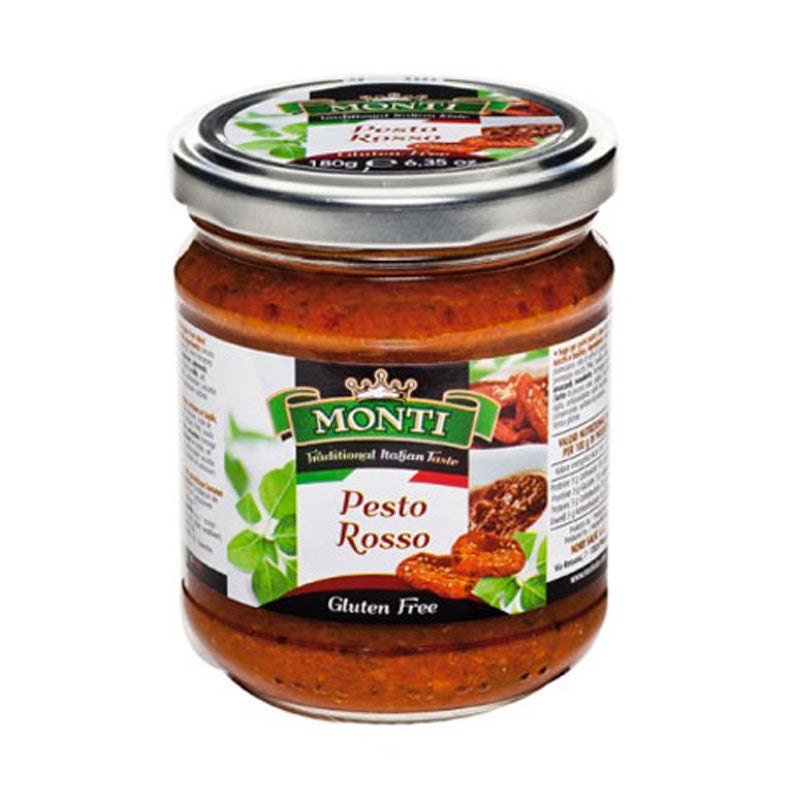 Monti pesto rosso bezgluténové červené pesto 180 g
