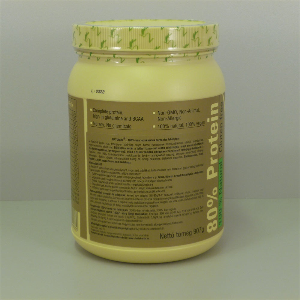 Naturize hnedý ryžový proteín 816 g - 46422
