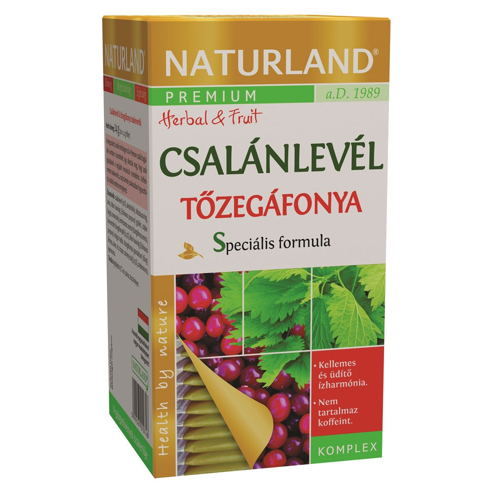 Naturland čajová zmes žihľava a brusnica 24 g - 50713