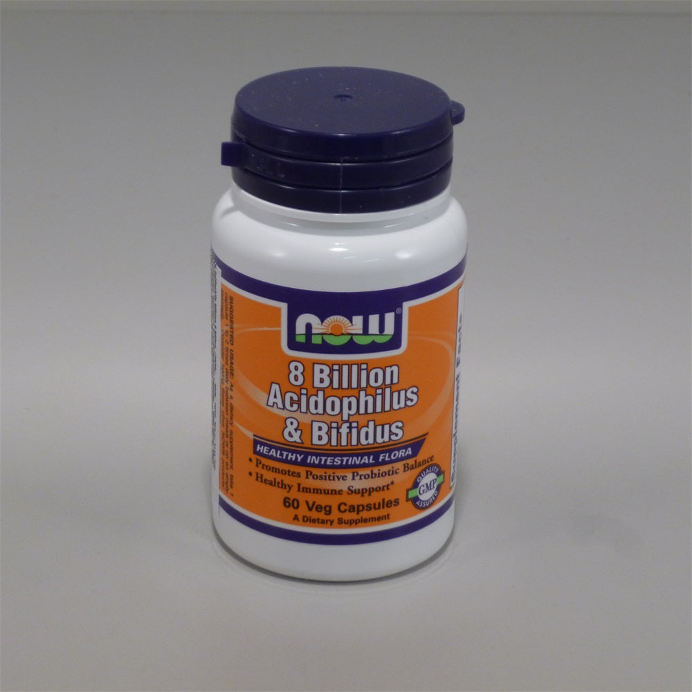 NOW Foods Probiotiká 8 miliárd Acidophilus a Bifidus 60 kapsúl - 18427