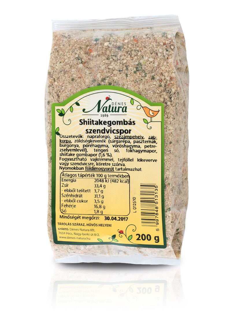 Natura sendvičová posýpka Shiitake 200 g - 21120