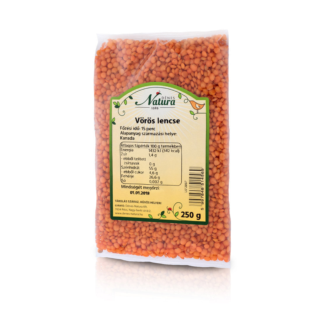 Natura červená šošovica 250 g - 17631