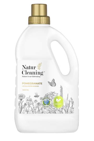 Natur Cleaning hypoalergénny prací gél s vôňou granátového jablka 1,5L - 90130