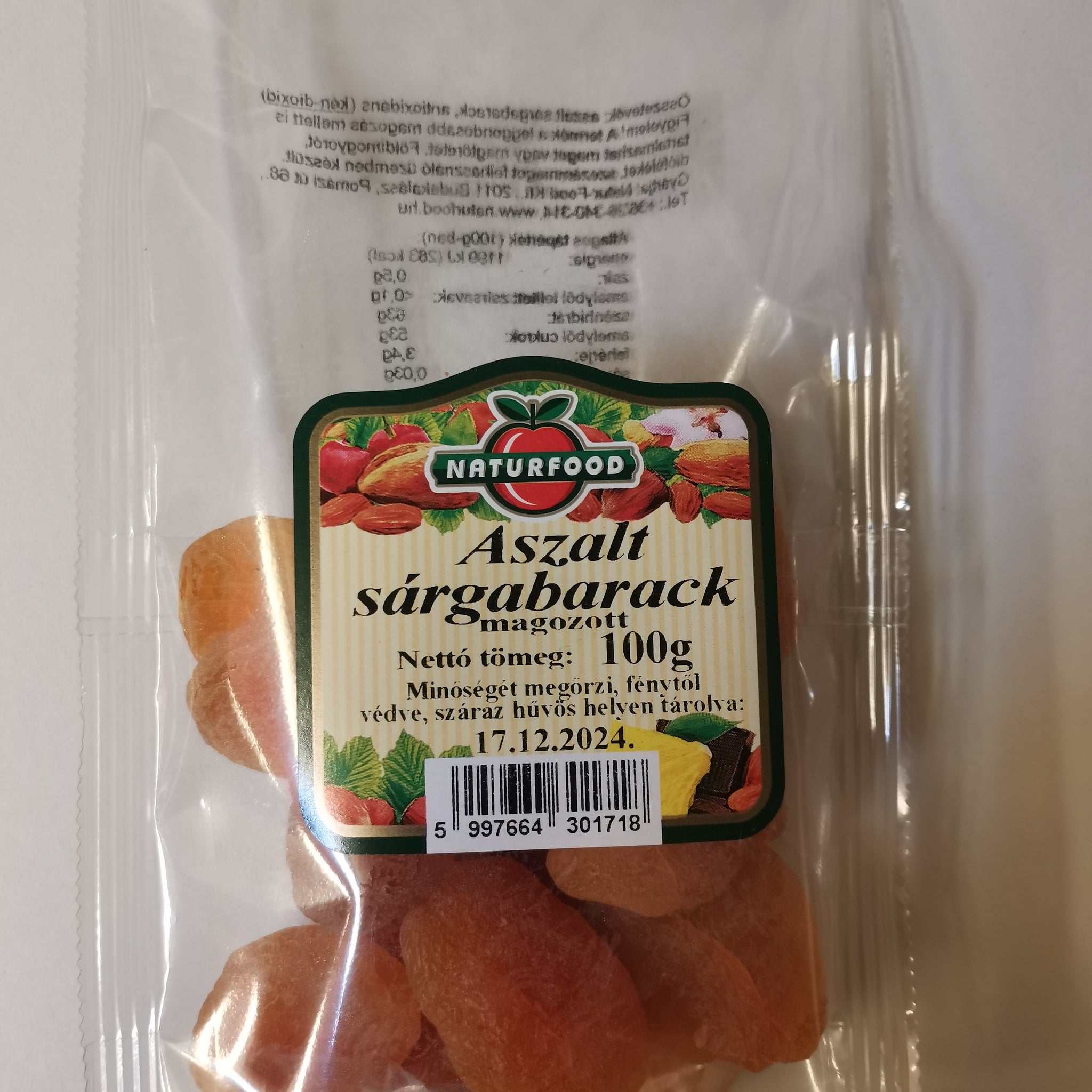 Naturfood sušené marhule 100 g - 95478