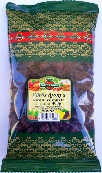 Naturfood sušené brusnice 400 g - 51444