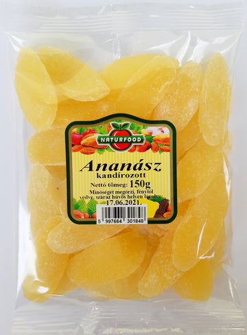 Naturfood Kandizované ananásové plátky 150 g - 40165