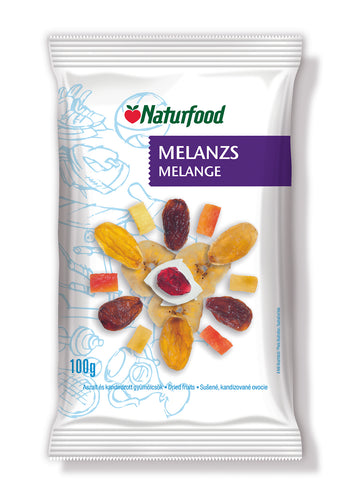 Naturfood zmes sušeného a kandizovaného ovocia 100g - 45662