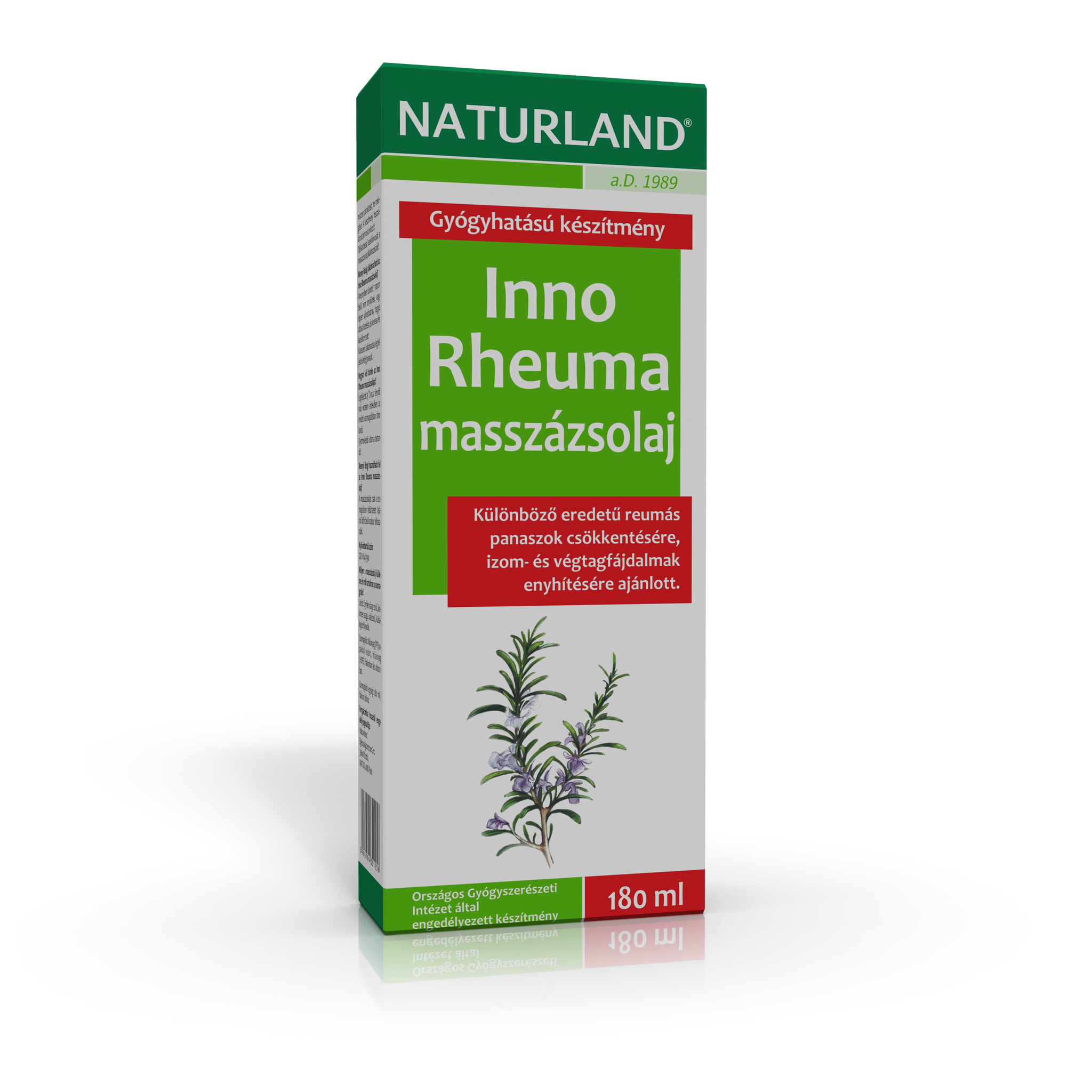 NATURLAND Inno-Reuma Masážny Olej 180 ml - 16475